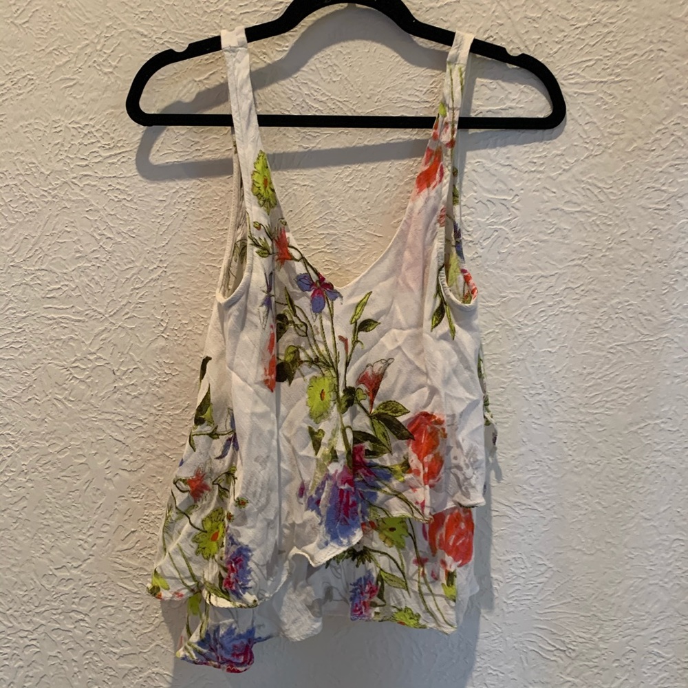 Free People Flowy Floral Tank